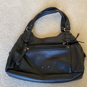 Stone & Co Black Leather Purse w/ lots of Pockets